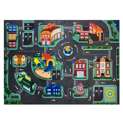 LED Play Carpets Kid Play Road Lighter Rugs Gift Car Area Rugs Floor Mat Anti-slip Floor Mat Home Decor Super Soft For Rugs