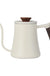 600ml Tea Kettle 304 Stainless Steel Coffee Pot Coffee Kettle with Long Wooden Handle