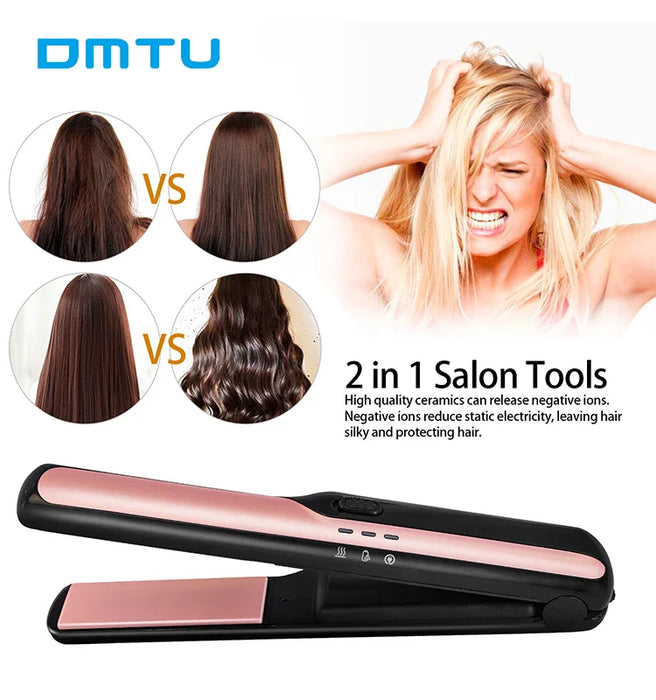 Compact Size Flat Iron Rechargeable Cordless Hair Straightener Wireless