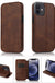 2021 Retro PU Flip Wallet Leather Phone case for iPhone 12 Multi Card Holder Magnetic Cover for iPhone 11 12 XS SE 7 8