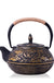 900ML Japanese Style Cast Iron Teapot With Stainless Steel Infuser Strainer Plum Blossom Cast Iron Tea Kettle For Boiling Water