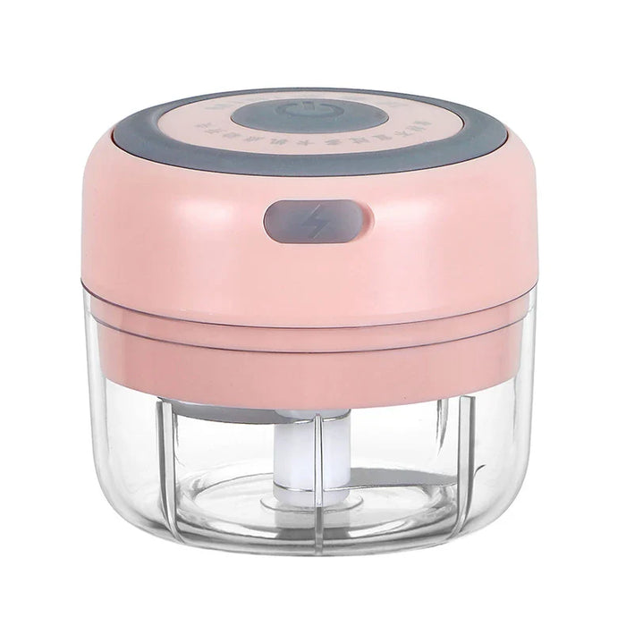 CK-G02 Kitchen accessories wireless Vegetable Cutter meat food chopper mini electric garlic crusher chili and ginger crusher