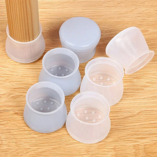 20pcs Silicon Furniture Leg Protection Cover Table Feet Pad Floor Protector For Chair Leg Floor Protection Anti-slip Table Legs