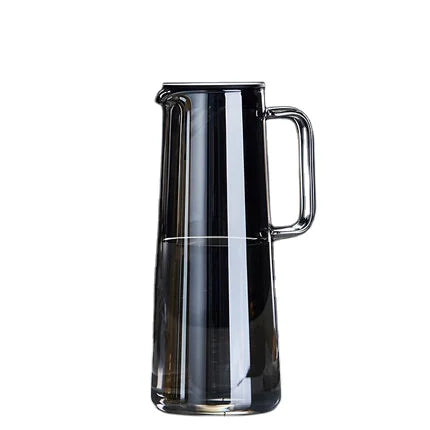 Factory OEM ODM 1350ml and 1800ml High borosilicate glass heat resisting cold water jug teapot thickened glass water set