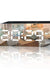 Aesthetic Digital Alarm Clock Mirror Surface Large LED Digits Display with Dimmer Night Mode 018