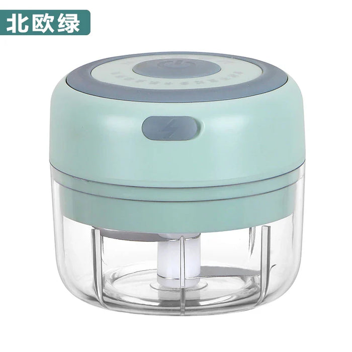 CK-G02 Kitchen accessories wireless Vegetable Cutter meat food chopper mini electric garlic crusher chili and ginger crusher