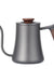 600ml Tea Kettle 304 Stainless Steel Coffee Pot Coffee Kettle with Long Wooden Handle