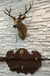 Faux Deer Head, Faux Taxidermy Animal Head Wall Decor Handmade Farmhouse Decor Resin Home Decoration Accessories Modern for Wall