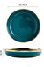  Supplier Dinnerware Full Dinner Sets 18 pcs White Green Royal Ceramic Dinner Set For Restaurant