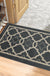 Dark Grey Modern Entrance Rug