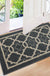 Dark Grey Modern Entrance Rug