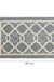 Light Grey Modern Entrance Rug