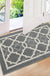 Light Grey Modern Entrance Rug