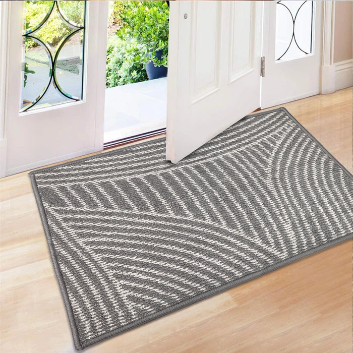 Light Grey Absorbent Entrance Rug