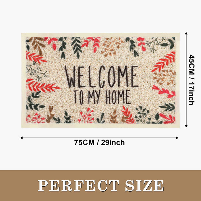 Non-Slip Welcome Door Mat