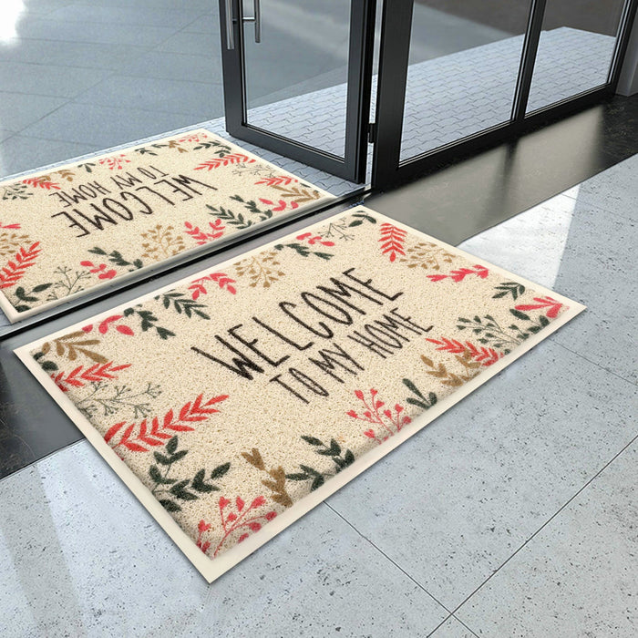 Non-Slip Welcome Door Mat