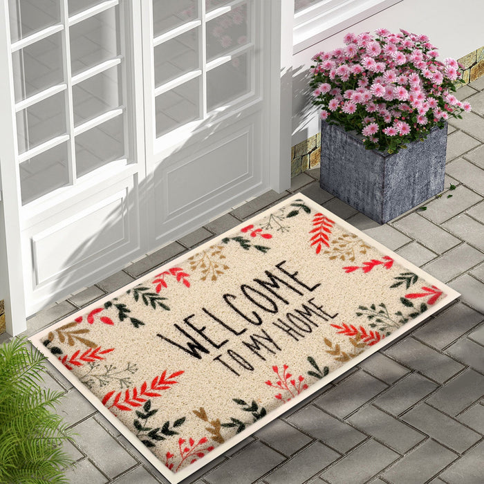 Non-Slip Welcome Door Mat