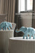 2pcs Elephant figurine resin for home office hotel decoration tabletop animal modern craft India white Elephant statue decor