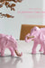 2pcs Elephant figurine resin for home office hotel decoration tabletop animal modern craft India white Elephant statue decor