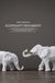 2pcs Elephant figurine resin for home office hotel decoration tabletop animal modern craft India white Elephant statue decor