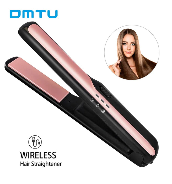 Compact Size Flat Iron Rechargeable Cordless Hair Straightener Wireless