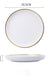  Supplier Dinnerware Full Dinner Sets 18 pcs White Green Royal Ceramic Dinner Set For Restaurant