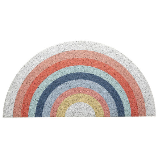 Half-circle Rainbow Entrance Mat