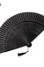 Chinese Style Black Fan Folding Female Classical Dance Craft Folding Fan