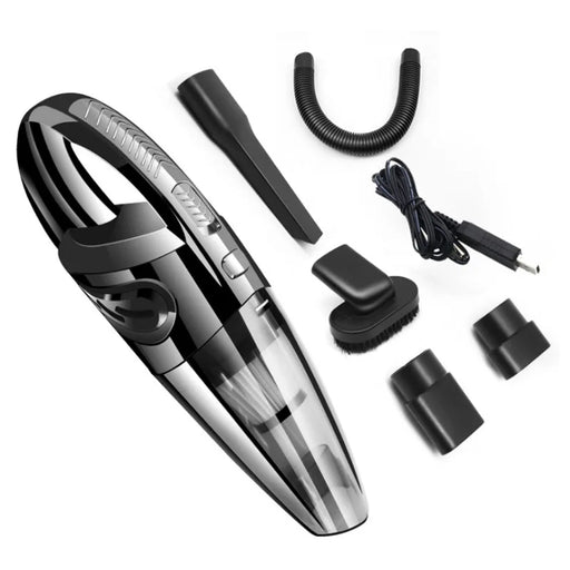 Car vacuum cleaner, portable wireless charging car wet and dry vacuum cleaner, household handheld high-power vacuum cleaner