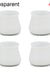 4pcs Floor Protectors Leg Caps Feet Pads Furniture Table Covers Socks Floor Protectors Round Bottom Non-Slip Cups