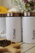 3pcs Canister Set Tea Coffee Sugar Storage Bottles Kitchen Food Canister Jar for Home Organizer Candy Sealed Cans Box