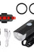 Bike Light Set Front Light with Taillight USB Rechargeable Easy to Install 3 Modes Bicycle Accessories for the Bicycle Road MTB