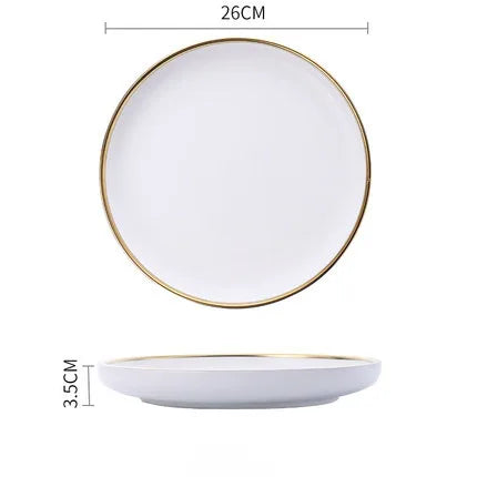  Supplier Dinnerware Full Dinner Sets 18 pcs White Green Royal Ceramic Dinner Set For Restaurant