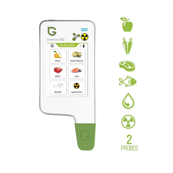 2024 Greentest-ECO6 Updated Home Kitchen Nitrate Tester Detector Radiation TDS Water with Bluetooth Function and Capacitive Scre