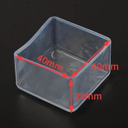 Furniture Leg Foot Protector Transparent Table And Chair Foot Cover Silicone Wear-resistant Cap Noise Reduction Protect Floor