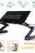 Adjustable Laptop Desk Stand Portable Aluminum Ergonomic Lapdesk For TV Bed Sofa PC Notebook Table Desk Stand With Mouse Pad