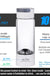 ALTHY Molecular Hydrogen Rich Water Generator Bottle - Glass Cupbody - DuPont SPE PEM Dual Chamber lonizer- H2 Inhalation Device