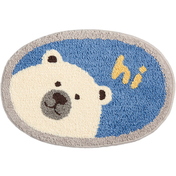 Cute Polar Bear Bathroom Mat, Hi Bath Mat