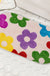 Feblilac Cute Floral Bathroom Mat, Flower Long Runner Bath Rug