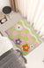 Feblilac Colorful Checkerboard Flower Mat for Living Room Bedroom Bathroom, Area Rug for Home