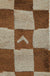 Irregular Checkerboard Hand-Knotted Wool Rug by Sarah Sherman Samuel