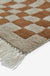 Irregular Checkerboard Hand-Knotted Wool Rug by Sarah Sherman Samuel