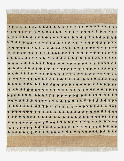 Irregular Dots Hand-Knotted Wool Rug by Sarah Sherman Samuel