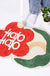 Lovely Xi Red Flower Bath Mat