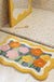 Lovely Flowers Bath Mat, Cute Floral Bathroom Rug, Multiple Sizes Available