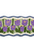 Feblilac Lovely Purple Flowers Bedroom Runner Mat