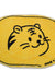 Lovely Tiger Elliptical Yellow Mat