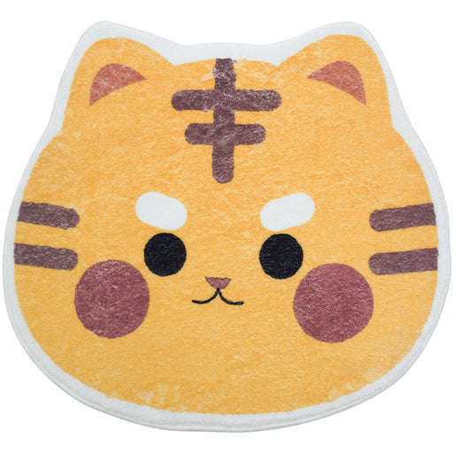 Lovely Yellow and White cat Bath Mat