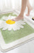 Feblilac Daisy Chrysanthemum Flower Bath Mat
