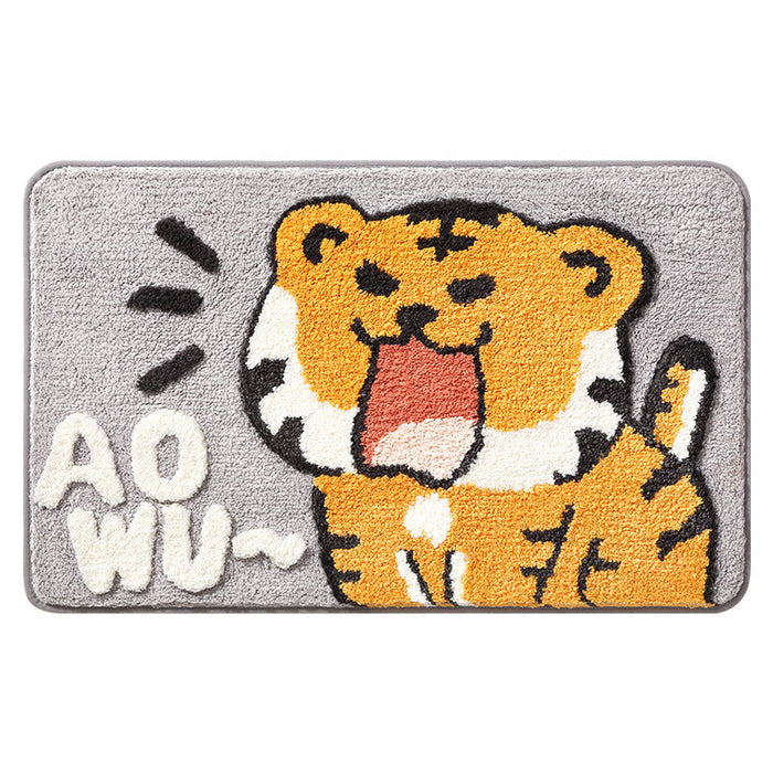 Cartoon Tiger Bath Mat